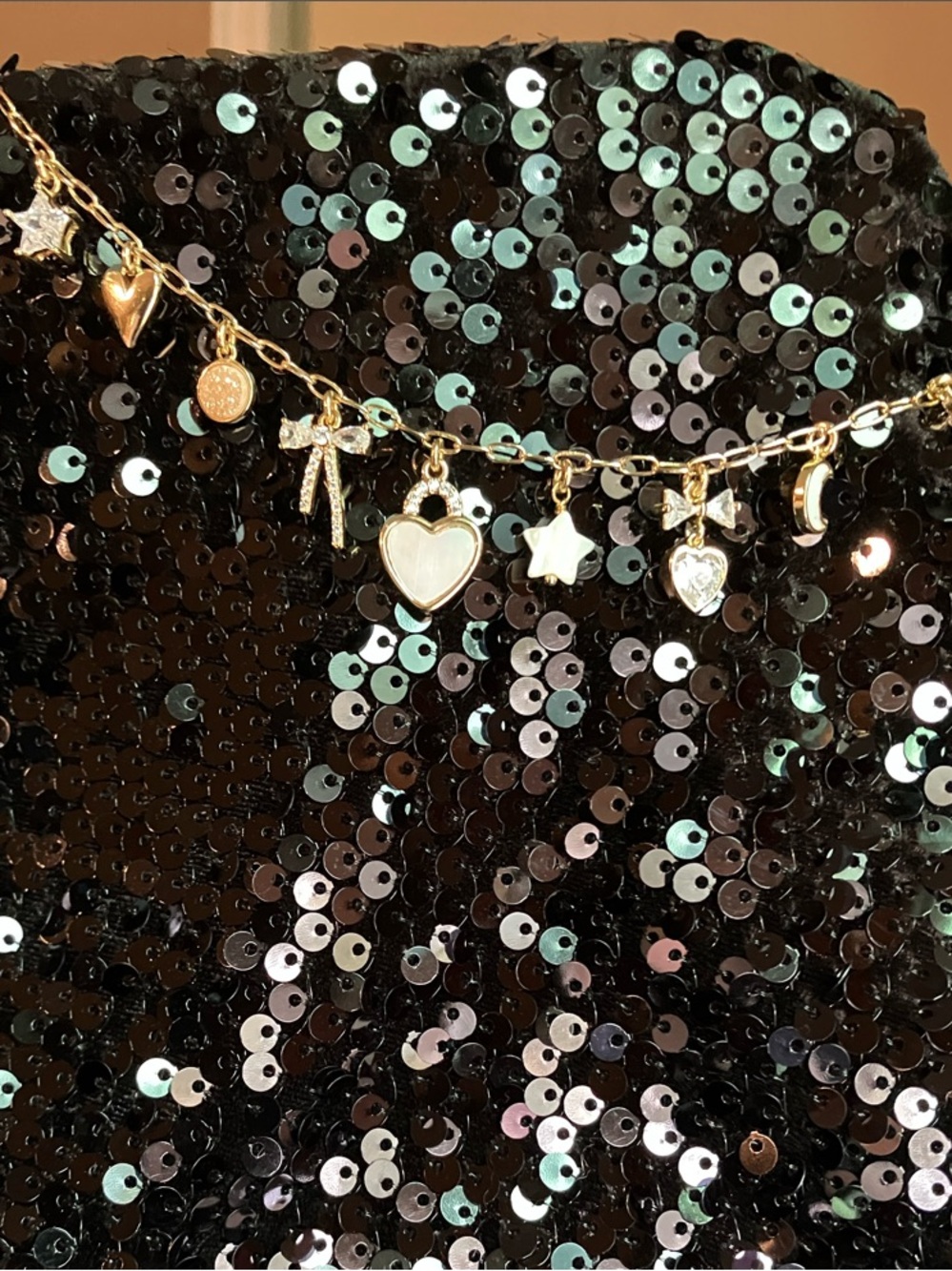 House of Harlow 1960 Gold Charm Heart and Star Necklace is an UNDERSTATEMENT